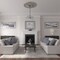 Ekena Millwork Galveston Ceiling Medallion (Fits Canopies up to 5 7/8"), 51"OD x 3 5/8"ID x 3 3/8"P, Pearl White CM51GLPWS - alternate 2